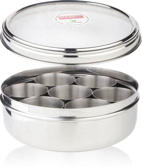 masala box steel flipkart|SPRINGWAY Spice Set Steel (7 Piece) .